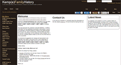 Desktop Screenshot of kempfamilyhistory.com